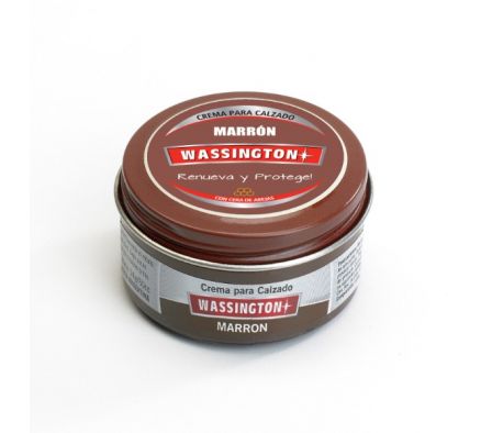 CREMA PARA CUERO MARRON WASSINGTON 60CC