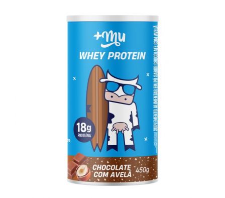 CONCENTRADO MAIS MU WHEY PROTEIN AVELLANA  450 GR
