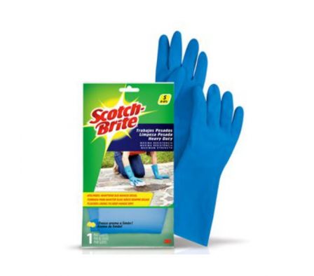 GUANTE 3M LIMP. PESADA AZUL PEQUEÑO