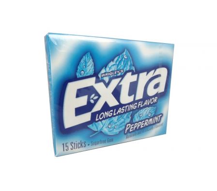 CHICLE WRIGLEYS EXTRA PEPPERMINT 15UN