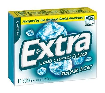 CHICLE WRIGLEYS EXTRA POLAR ICE 15UN