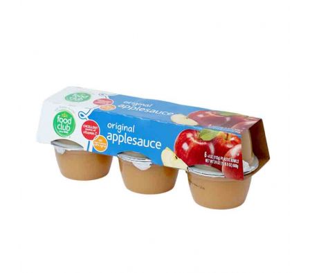 PURE DE MANZANA FOOD CLUB X 6 UND 680 GR