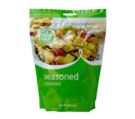 CROUTONES SABORIZADOS P/ENSALADA FOOD CLUB 141 GR