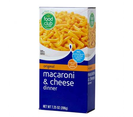 MACARRONES CON QUESO FOOD CLUB 206 GR