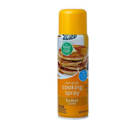 SPRAY PARA COCINA FOOD CLUB SABOR MANTECA 141 GR