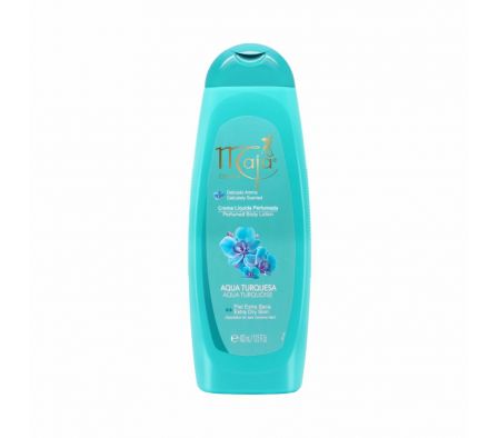 CREMA LIQUIDA MAJA AQUA TURQUESA 400ML