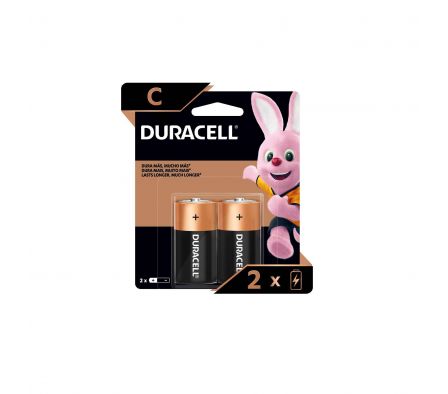 PILA DURACELL C X 2 MEDIANA