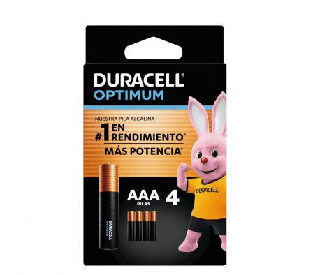 PILA DURACELL OPTIMUM AAAX4 
