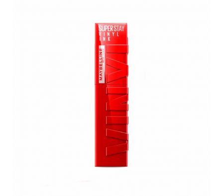 LABIAL MAYBELLINE VINYL INK RED HOT 25 SUPERSTAY