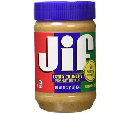 MANTEQUILLA DE MANI JIF EXTRA CROCANTE 454GR