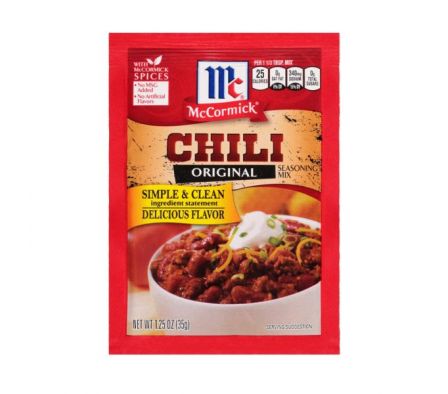 SAZONADOR MCCORMICK MEZCLAS CHILI 35G