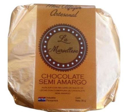 MINI ALFAJOR LA MARSELLESA CHOCOLATE SEMI AMARGO