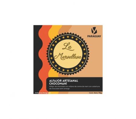 ALFAJOR LA MARSELLESA CHOCOLATOSO CHOCOMANI 70G