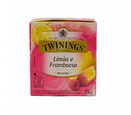 TE TWININGS SABOR LIMÓN Y FRAMBUESA 10 SOBRES 