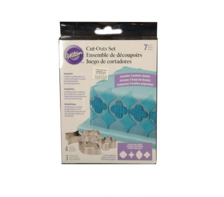 JUEGO DE CORTADORES WILTON CON DISEÑO 7 PIEZAS