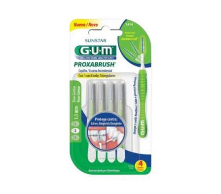 CEPILLO INTERDENTAL GUM PROXABRUSH FINO CONICO 2
