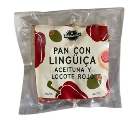 PAN BRAGANTINA C/ LINGUICA, ACEITUNA & MORRONES
