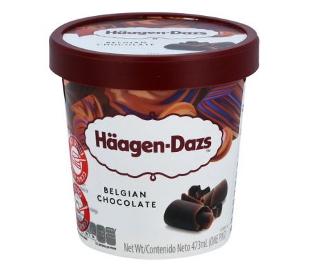 HELADO HAAGEN DAZS BELGIAN CHOC. 473ML