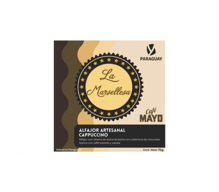 ALFAJOR LA MARSELLESA CLASICO CAPPUCCINO 70G