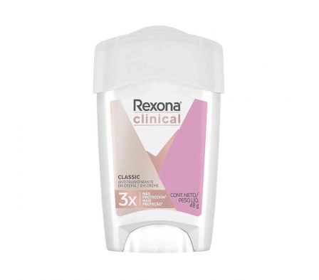 DESODORANTE REXONA WOMEN CLINICAL CREME 48GR