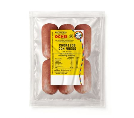 CHORIZOS CON QUESO OCHSI PAQ. 6UN