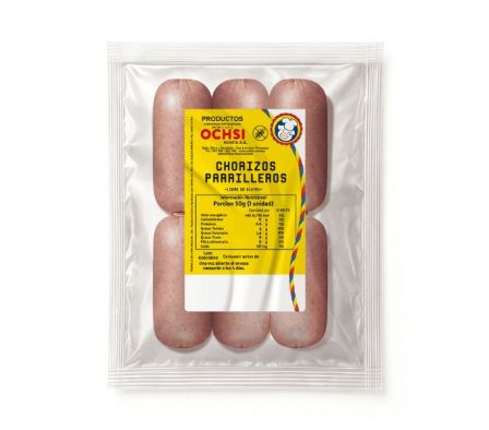 CHORIZOS PARRILLEROS OCHSI SIN PICANTE PAQ. 6UN