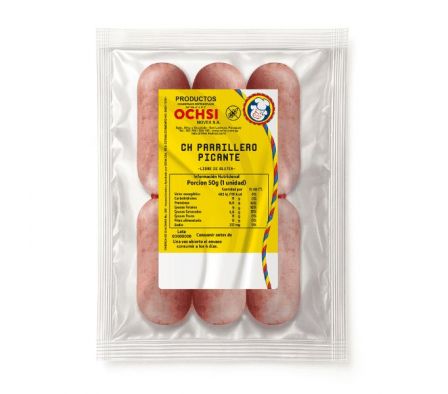 CHORIZOS PARRILLEROS OCHSI CON PICANTE PAQ. 6UN