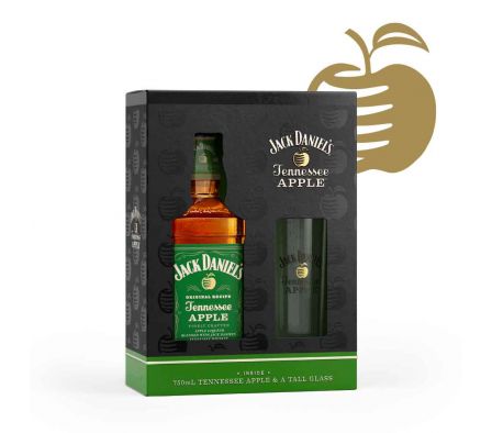 WHISKY JACK DANIELS APPLE 750ML + HIGHBALL