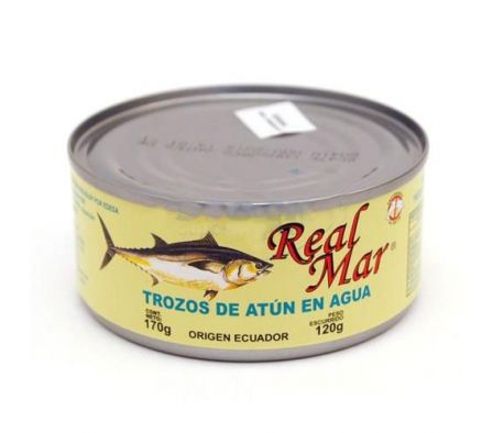 ATUN REAL MAR TROZOS EN AGUA 120GR