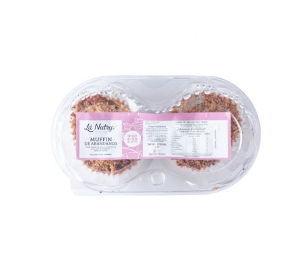 MUFFINS LA NUTRY ARANDANOS x 2