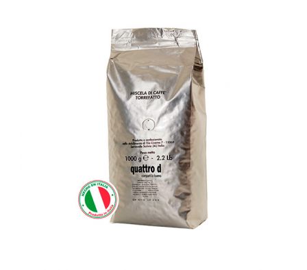 CAFE TOSTADO QUATTRO D EN GRANOS 1KG