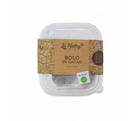BOLO LA NUTRY DE CACAO COCO 4 UNID.