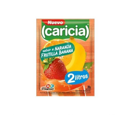 REFRESCO CARICIA NAR/FRUT/BAN 2LTS 20G