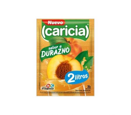REFRESCO CARICIA DURAZNO 2LTS 20G
