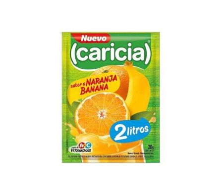 REFRESCO CARICIA NARANJA Y BANANA 2LTS 20G
