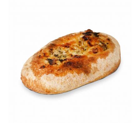 BOTECITO DE FOCACCIA C/CEB, PEPPE Y QUESO X KG
