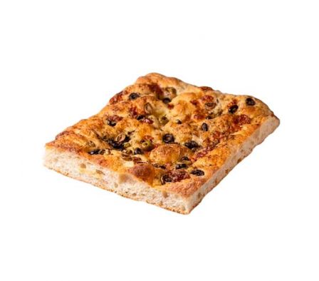 FOCACCIA CON ACEITUNAS Y QUESO X KG