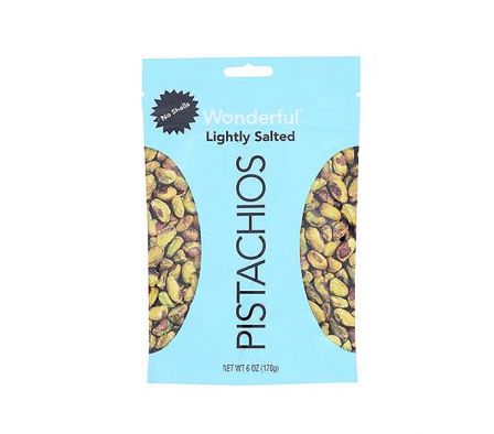 PISTACHOS WONDERFUL NO LEVE SALADOS S/CASCARA 170G