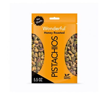 PISTACHOS WONDERFUL MIEL TOSTADOS S/CASCARA 155G