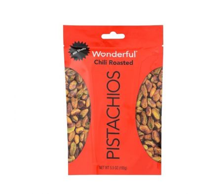 PISTACHOS WONDERFUL TOSTADO PICANTES S/CASCARA155G