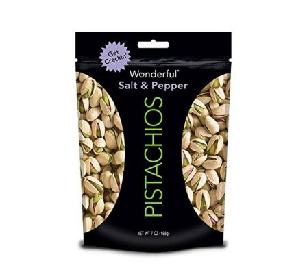 PISTACHOS WONDERFUL SAL & PIMIENTA C/CASCARA 198G