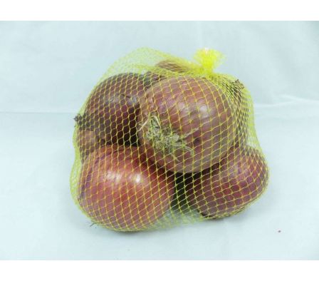 CEBOLLA ROJA  EN MALLA X KG.