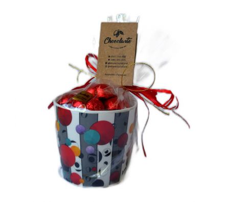 TAZA CON BOMBONES CHOCOLARTE 70GR