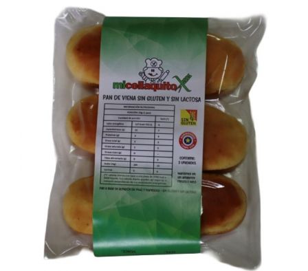 PAN DE VIENA MI CELIAQUITO SIN GLUTEN 3UN