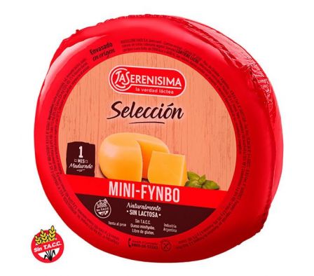 QUESO MINI FYMBO LA SERENISIMA ROJO TROZADO E.V