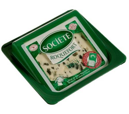 QUESO ROQUEFORT DE OVEJA SOCIETE 10 REBANADAS 100G