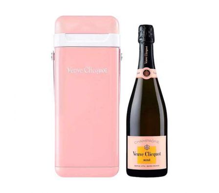 CHAMPAGNE VEUVE CLICQUOT ROSE COOLER C/E 750ML