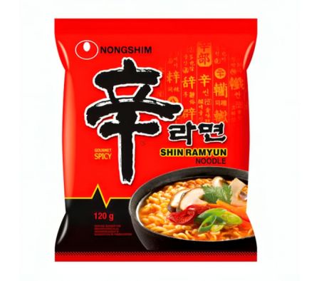 FIDEOS NONGSHIM CON VEGETALES SHIM RAMYUN 120GR