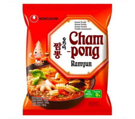 FIDEOS NONGSHIM CHAMPONG NOODLE 124 GR 