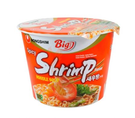 FIDEOS NONGSHIM BIG BOWL CAMARONES 115 GR